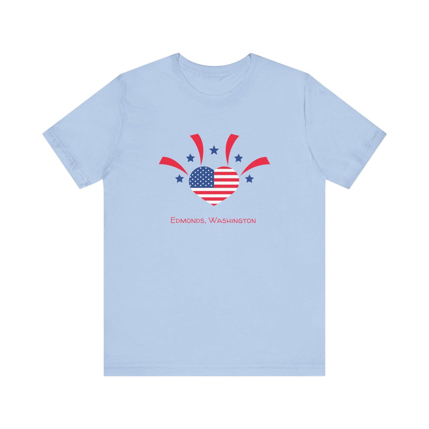 Edmonds USA Heart T-shirt