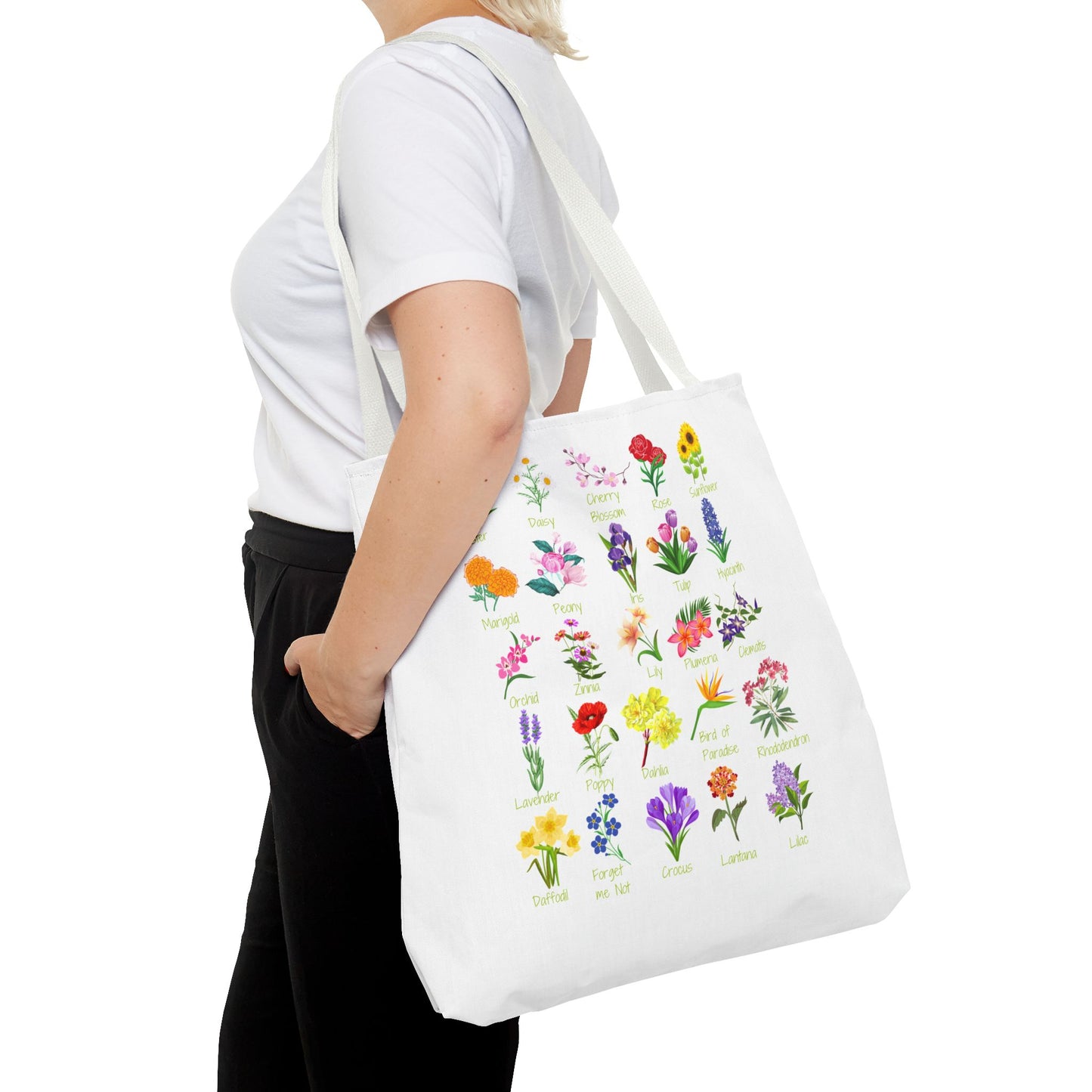 Favorite Flowers Tote Bag