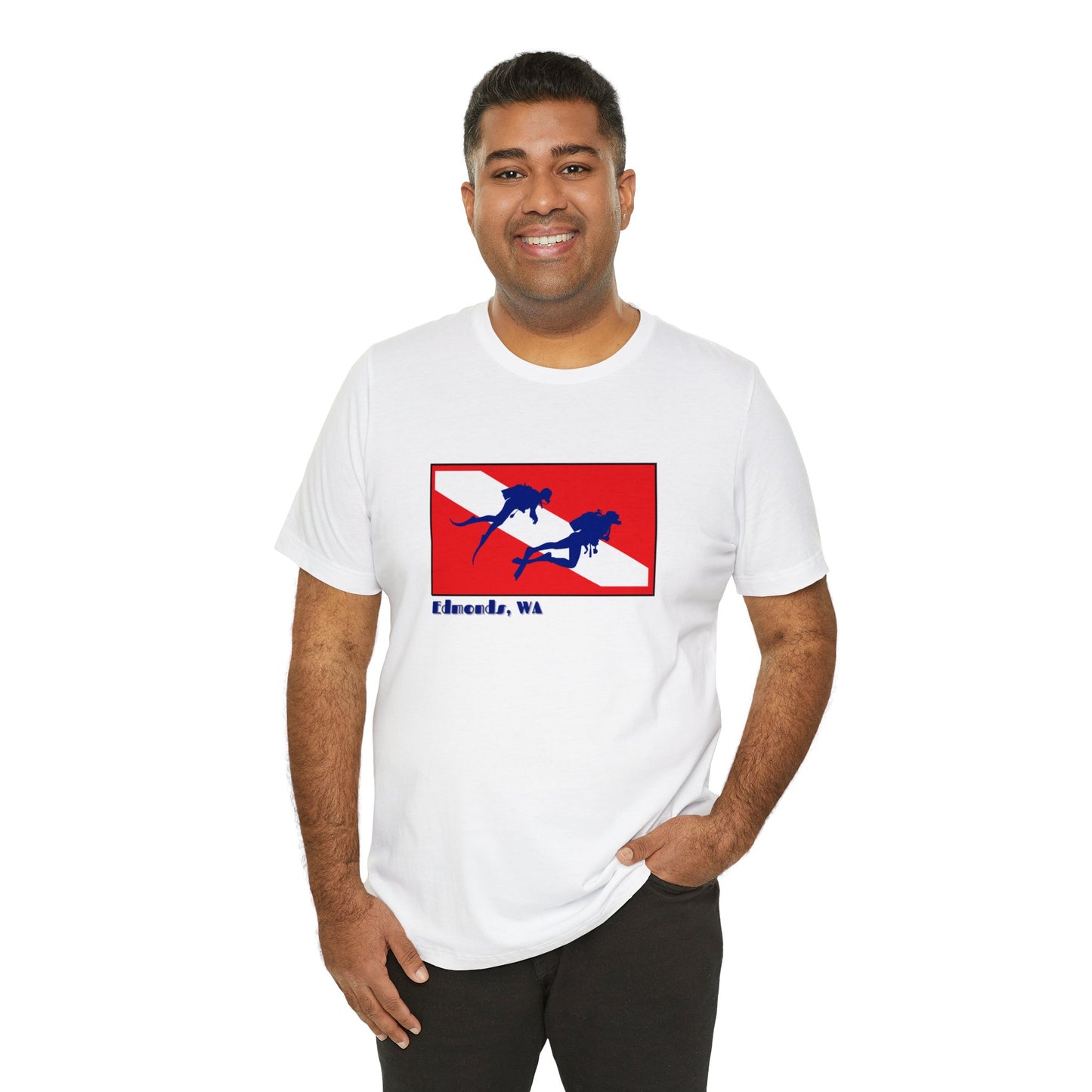 Edmonds Scuba Dive Flag T-shirt