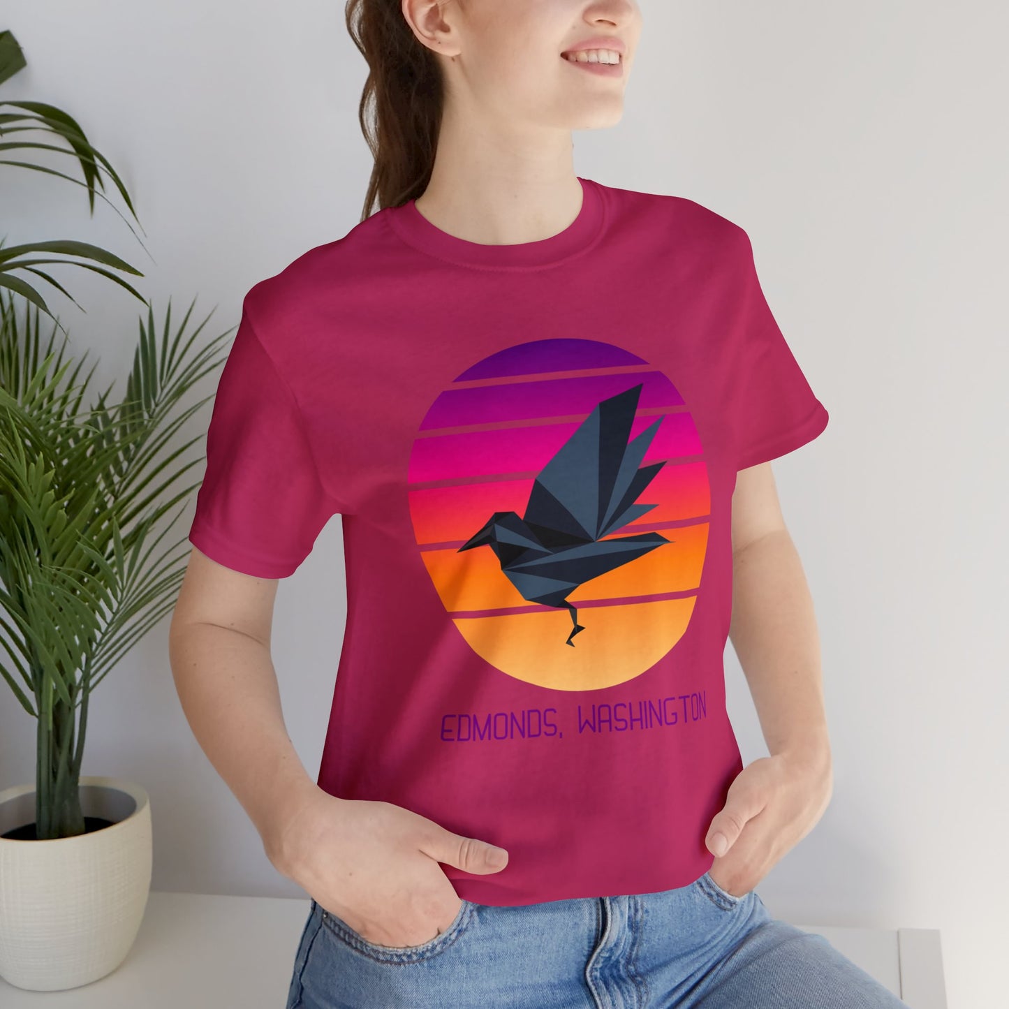 Sunset Crow Edmonds T-Shirt