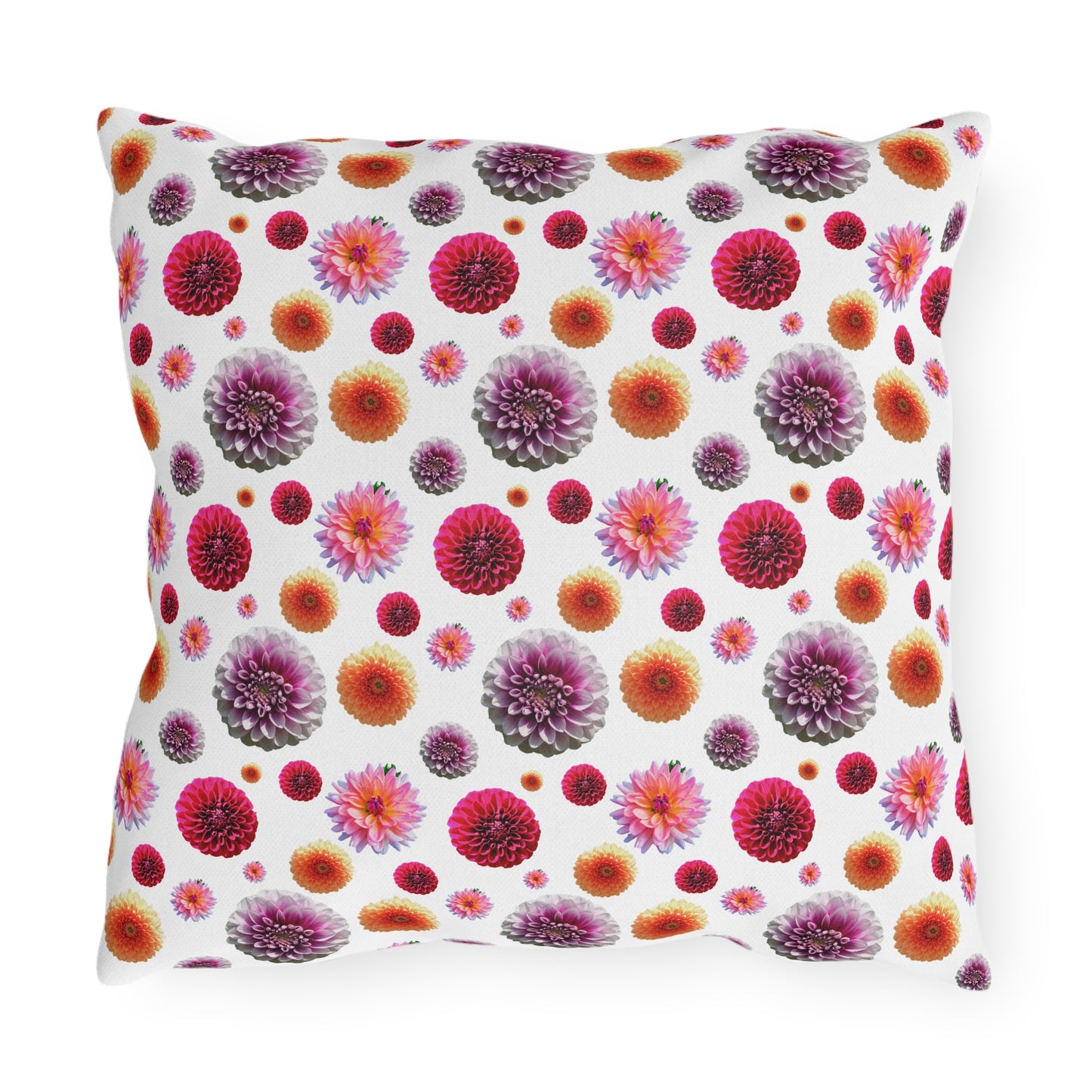 Dahlia Mix Outdoor Pillows