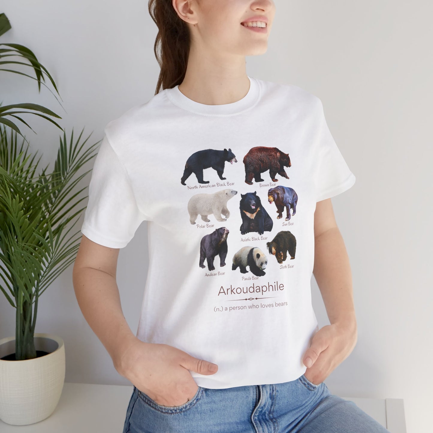 Arkoudaphile - bear lover T-shirt