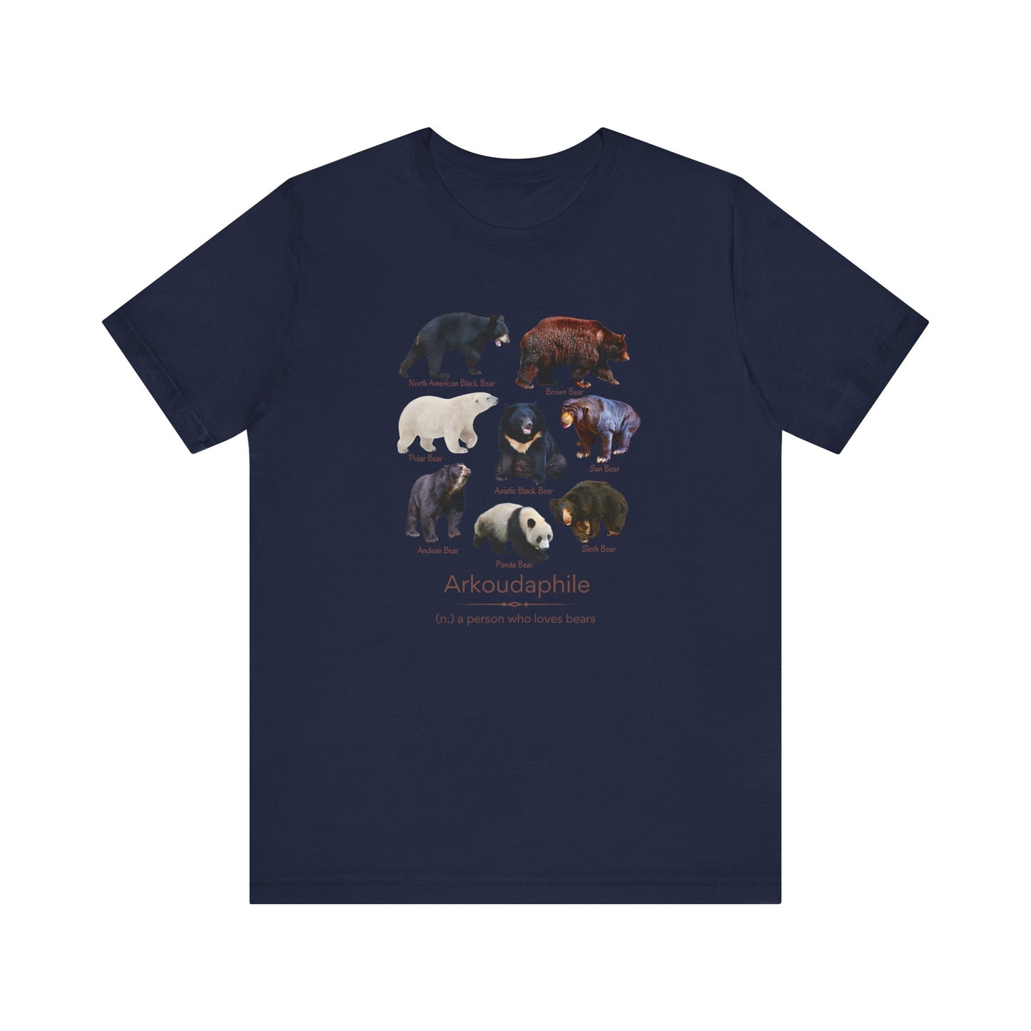 Arkoudaphile - bear lover T-shirt