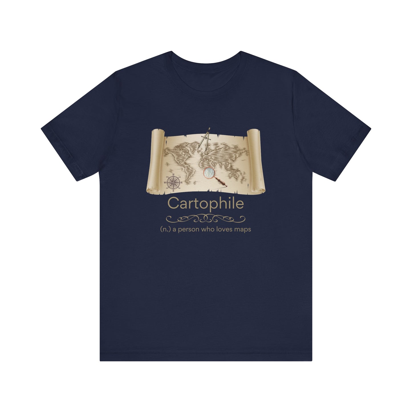 Cartophile - map lover T-shirt