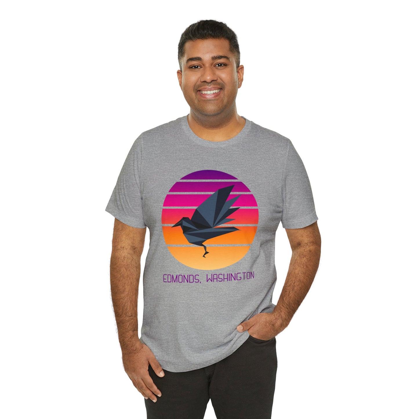 Sunset Crow Edmonds T-Shirt