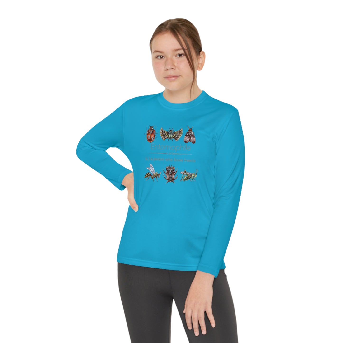 Entomophile II - Lover of Insects and Bugs Youth Long Sleeve Competitor Tee