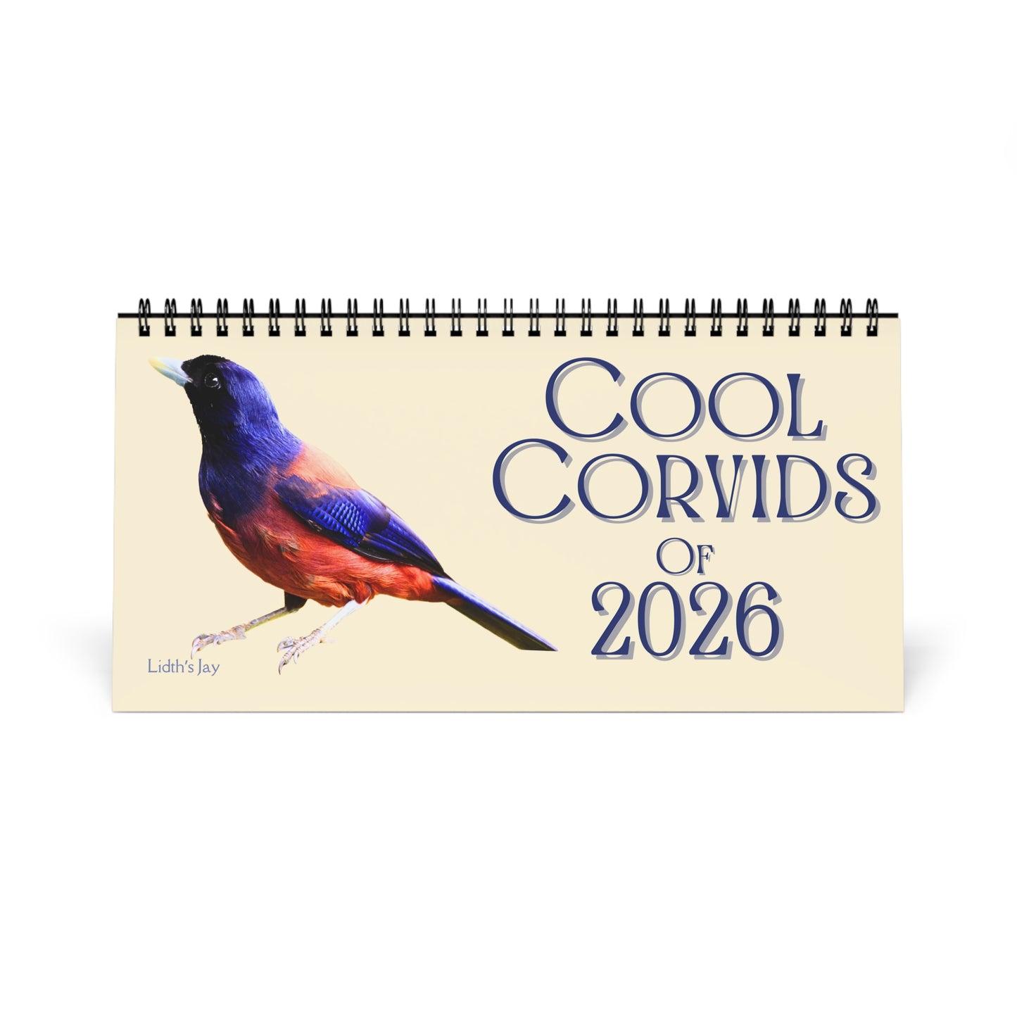 Cool Corvids of 2026 Desktop Calendar