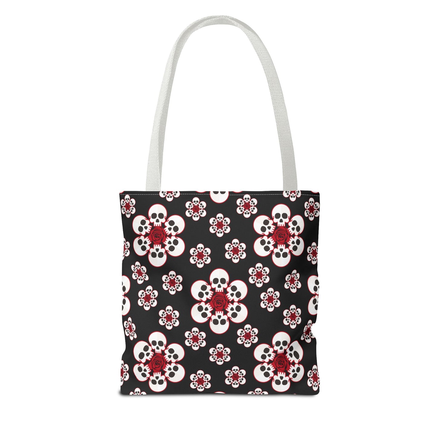 Skull Flower Tote Bag