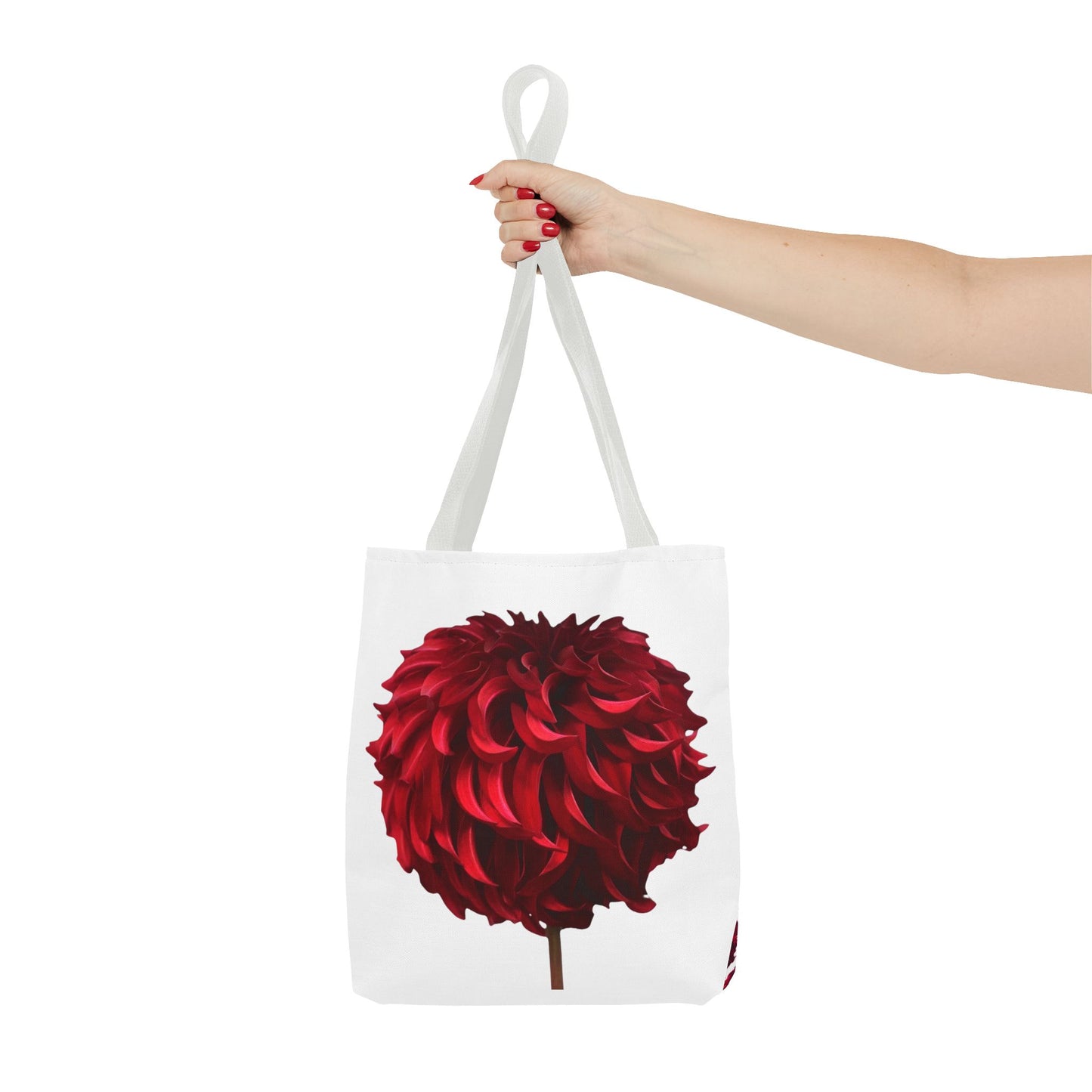 Red Dahlia Tote Bag