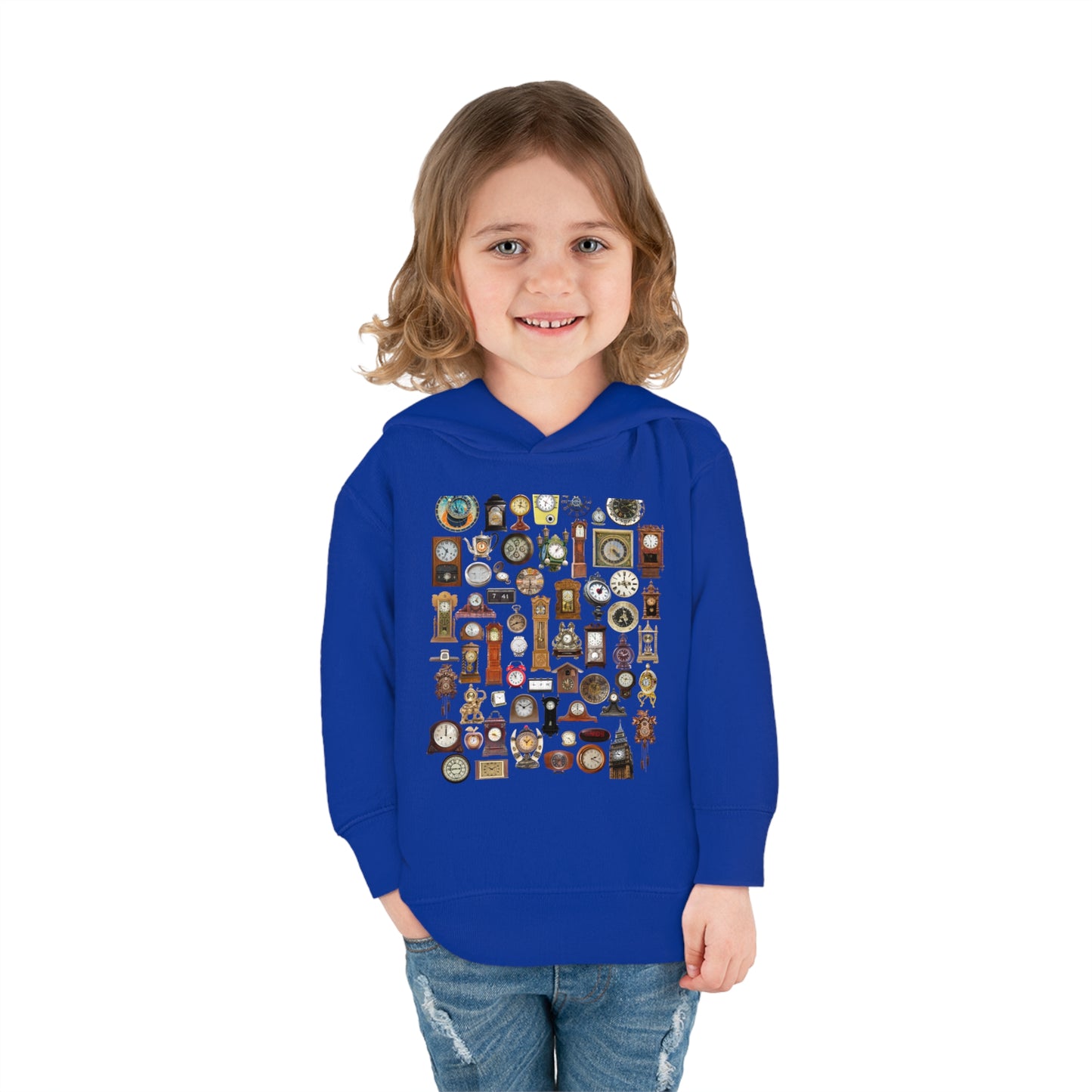 All the Clocks Toddler Pullover Fleece Hoodie