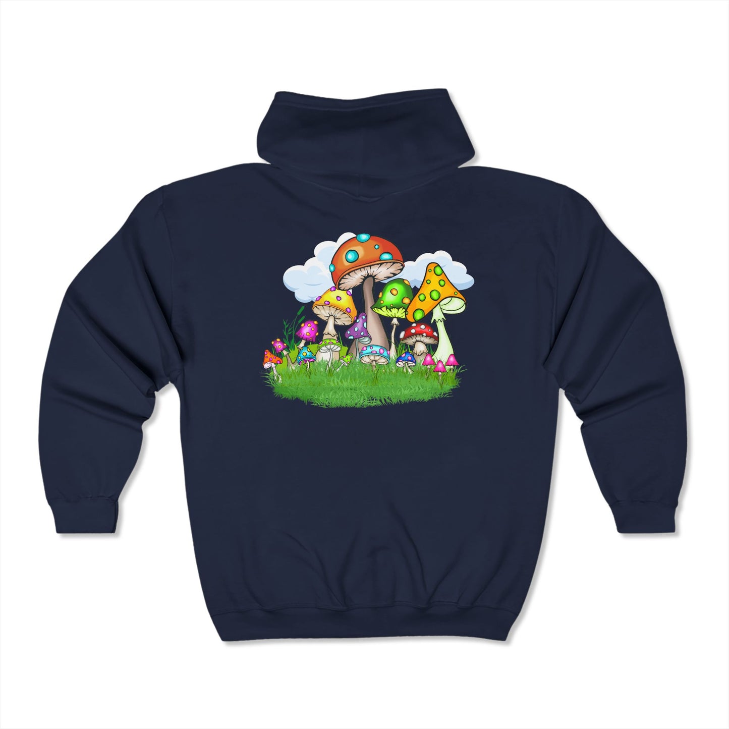 Mycophile Mushroom Lover Full Zip Hoodie