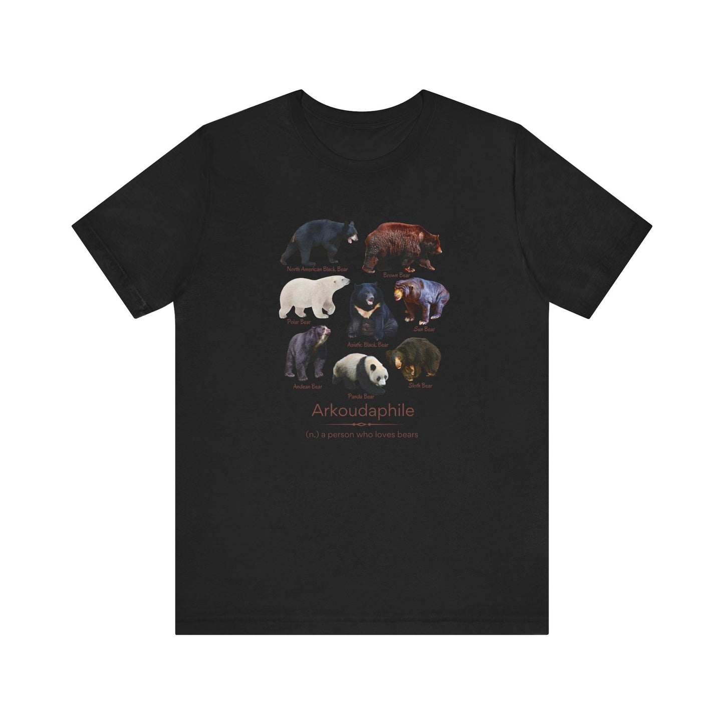 Arkoudaphile - bear lover T-shirt