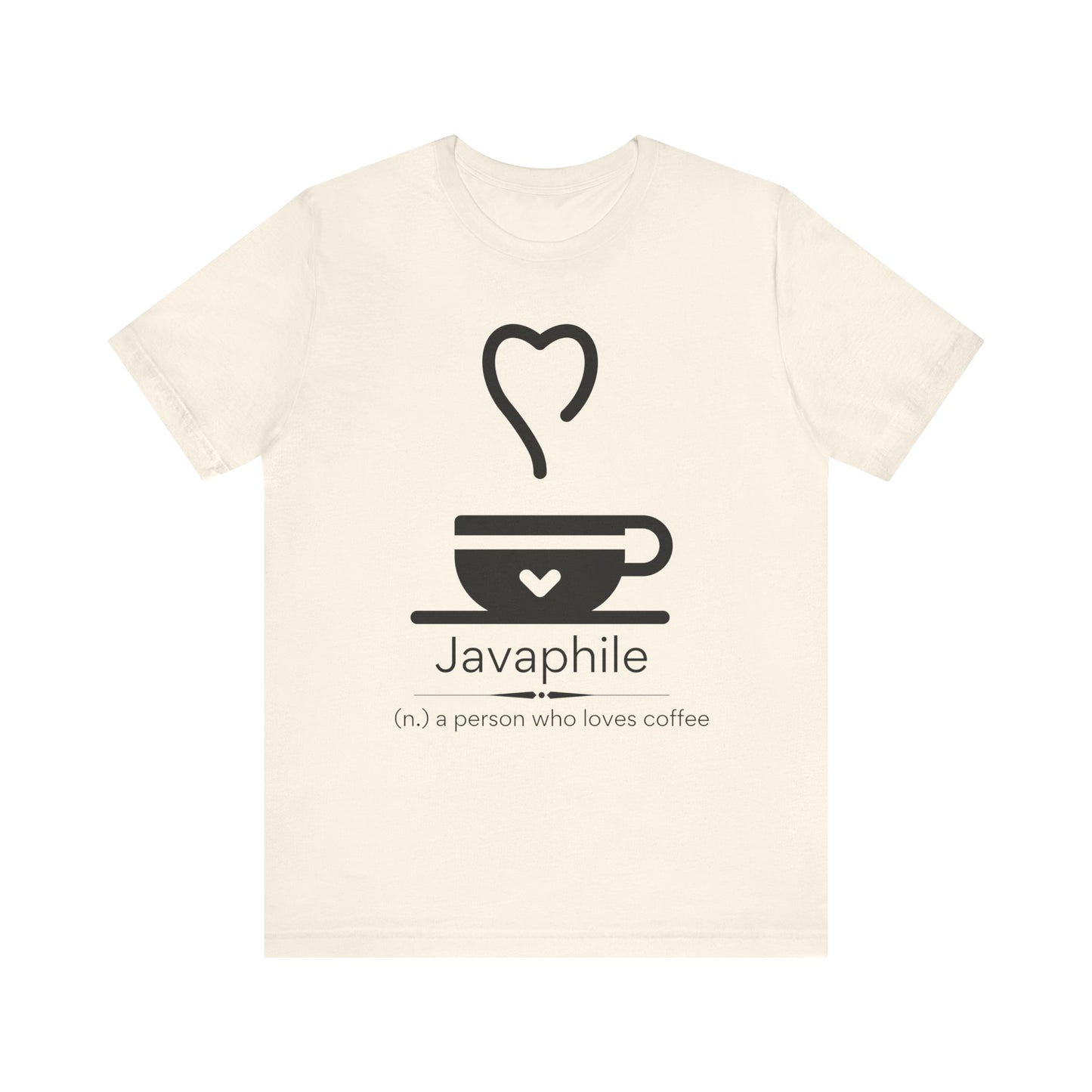 Javaphile - coffee lover T-shirt