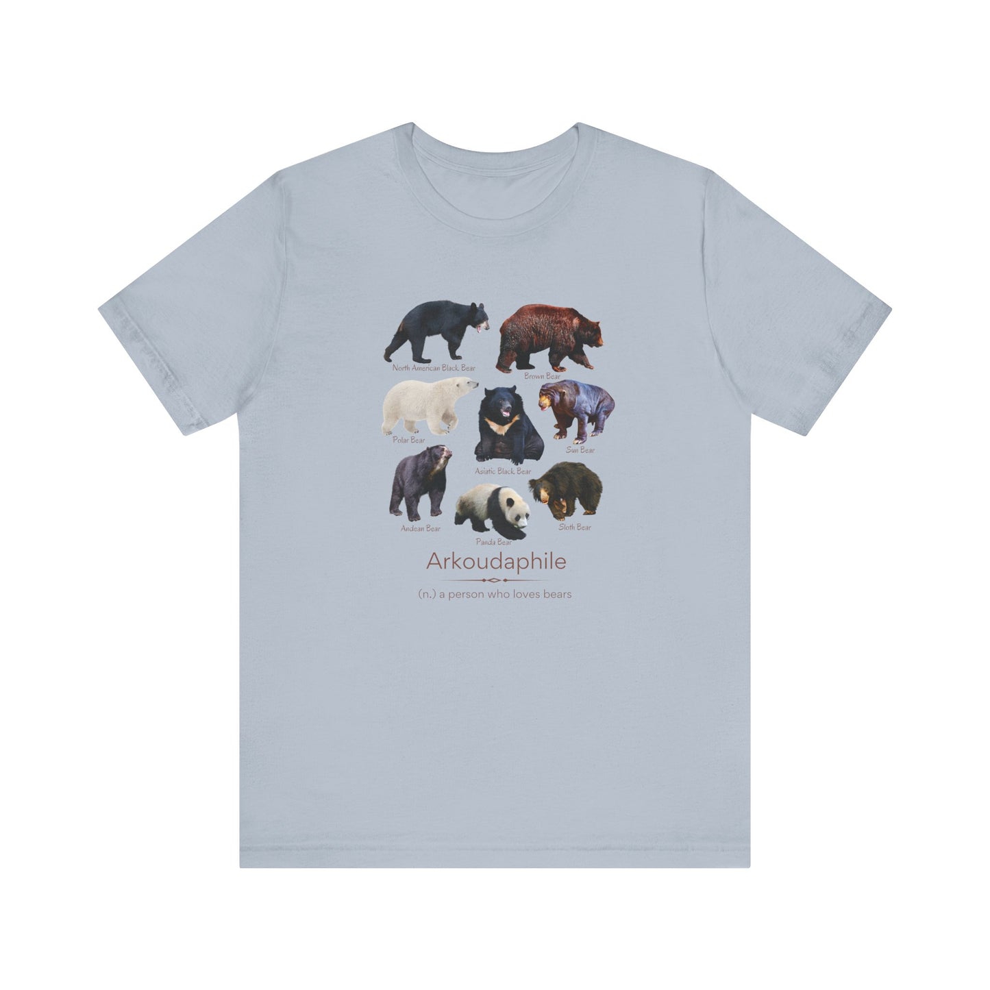 Arkoudaphile - bear lover T-shirt