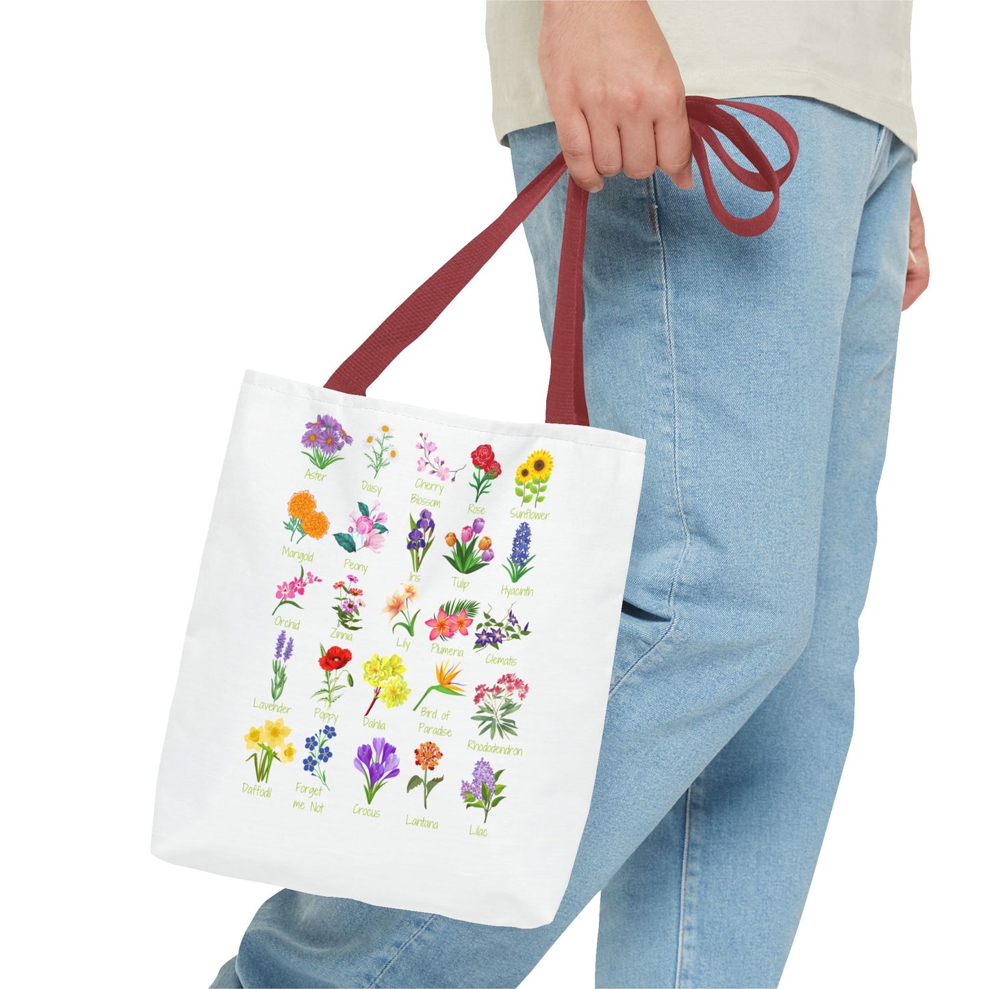 Favorite Flowers Tote Bag
