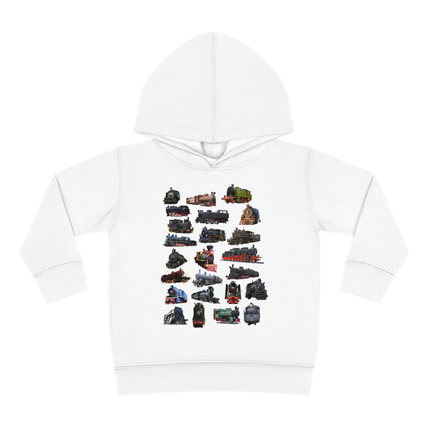 Locomotive Steam Engines Toddler Pullover Fleece Hoodie