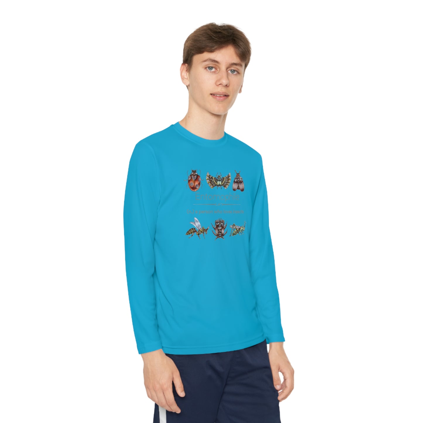 Entomophile II - Lover of Insects and Bugs Youth Long Sleeve Competitor Tee