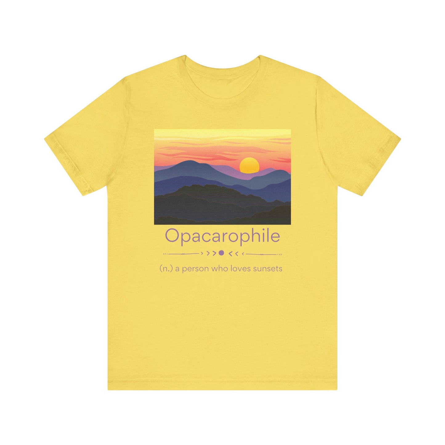 Opacarophile - sunset love T-shirt