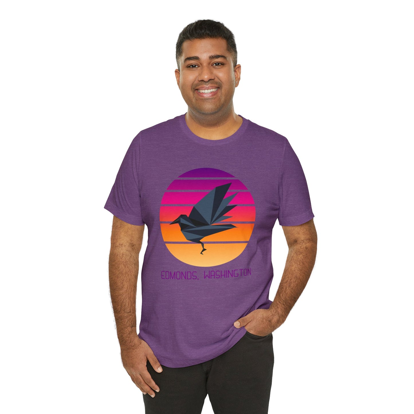 Sunset Crow Edmonds T-Shirt