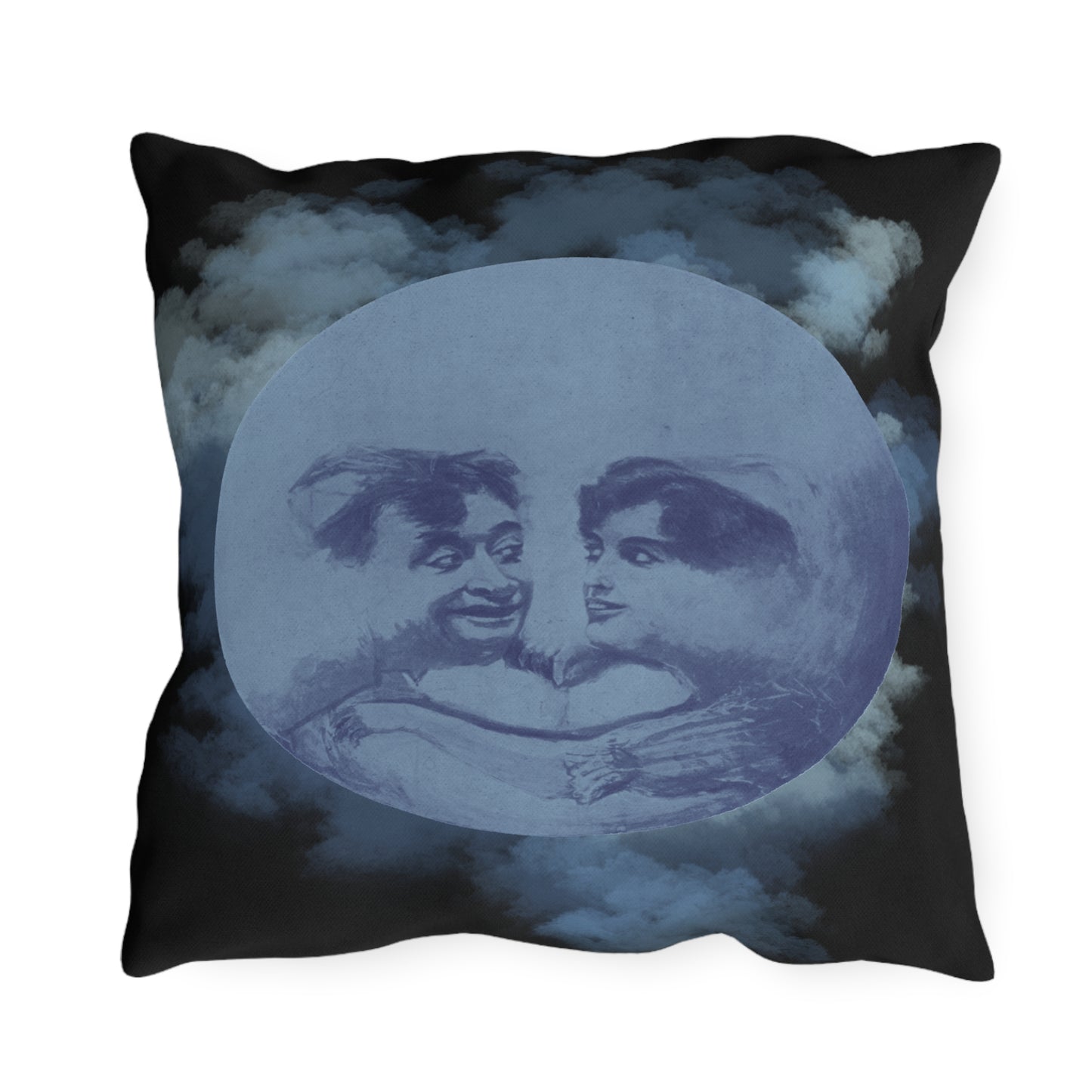 Lover's Blue Moon Outdoor Pillows