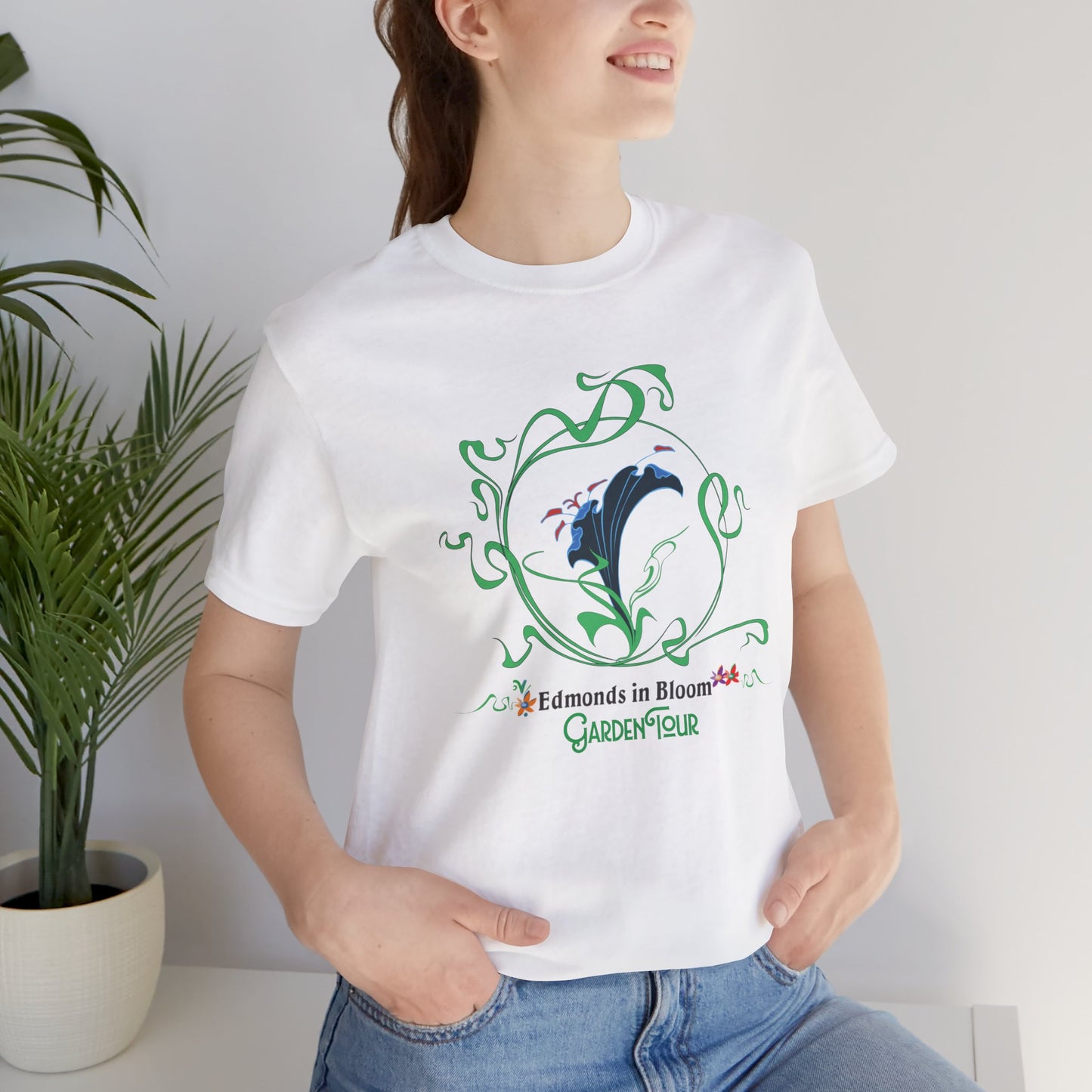 Edmonds in Bloom Garden Tour Unisex Jersey Short Sleeve Tee