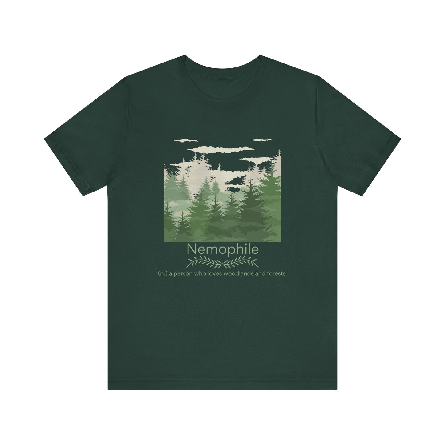 Nemophile II - forest and woodlands lover T-shirt