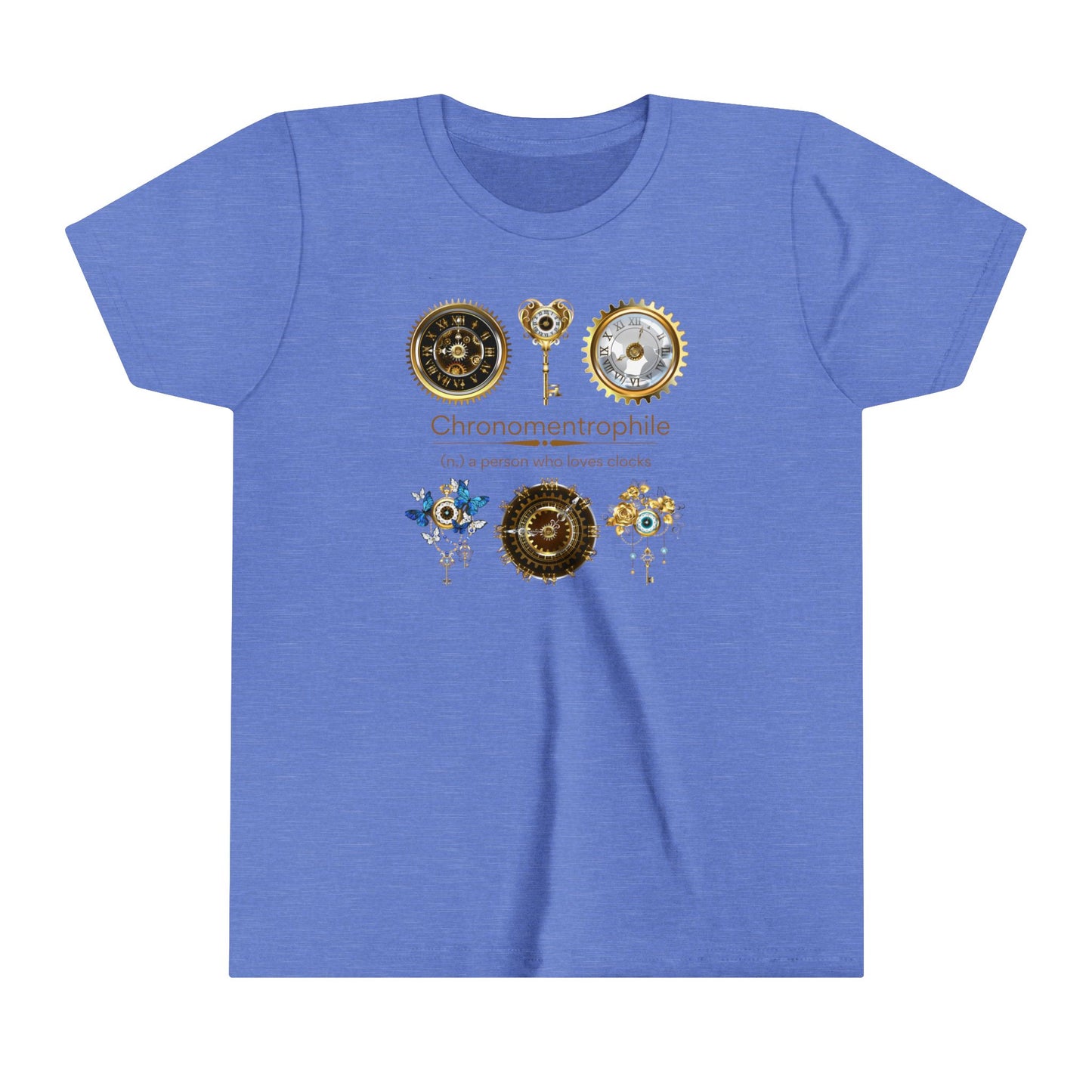 Chronomentrophile - Clock Lover Youth Short Sleeve Tee