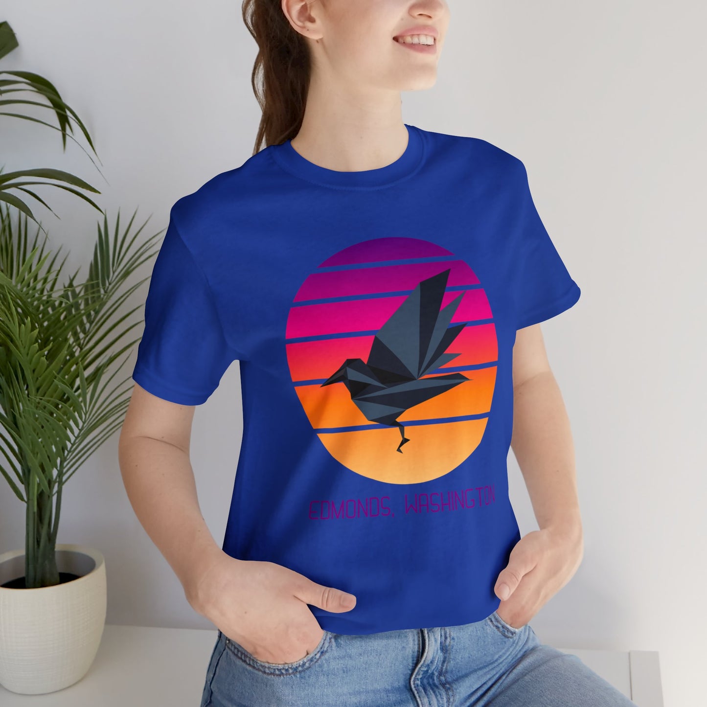 Sunset Crow Edmonds T-Shirt