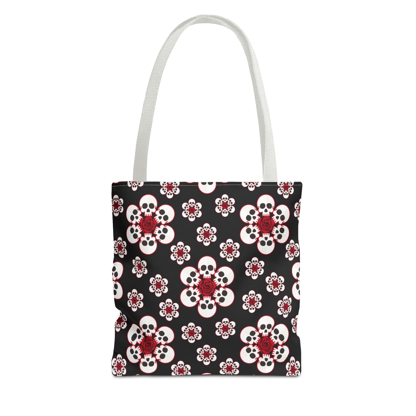 Skull Flower Tote Bag