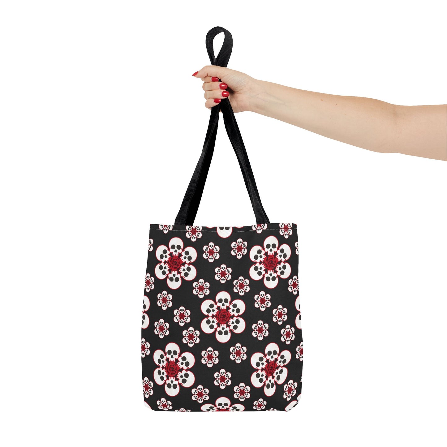Skull Flower Tote Bag