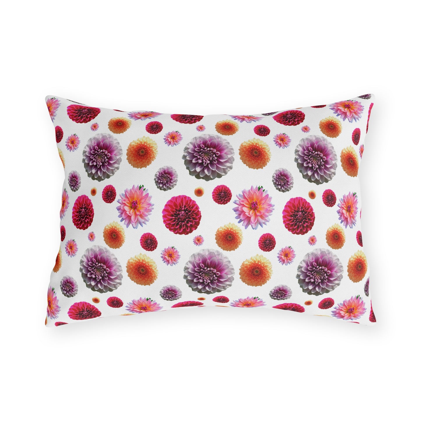 Dahlia Mix Outdoor Pillows