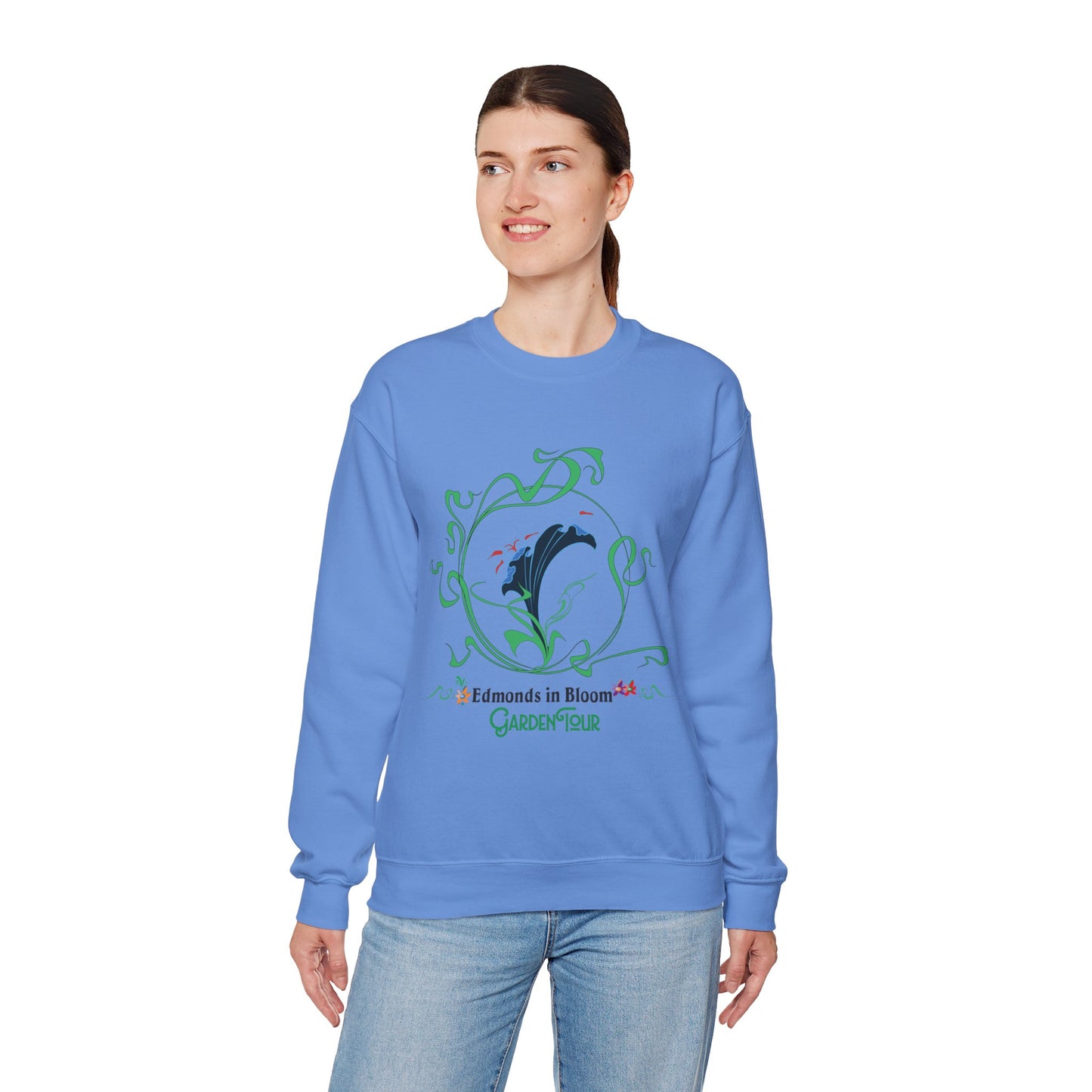 Edmonds in Bloom Garden Tour Unisex Heavy Blend™ Crewneck Sweatshirt