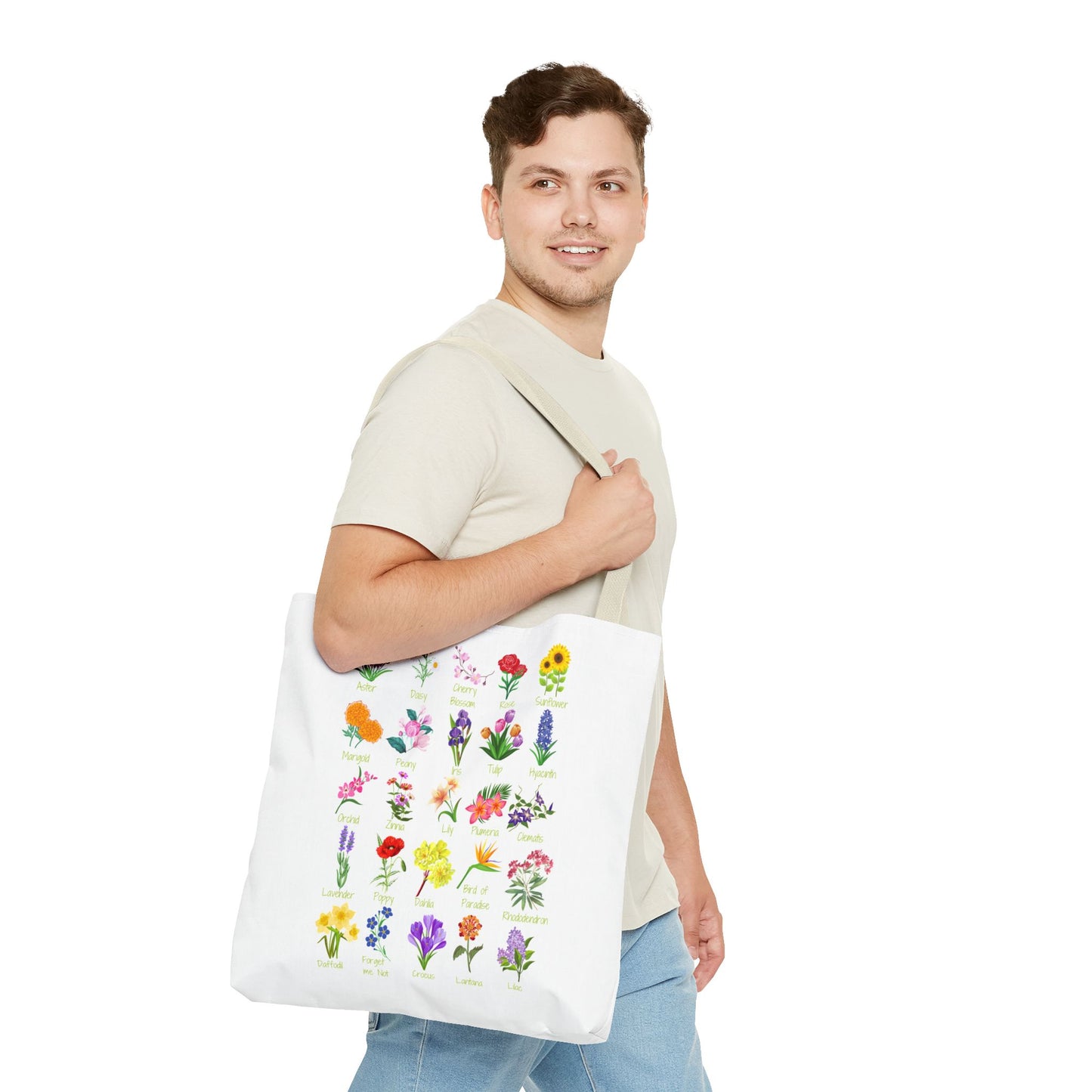 Favorite Flowers Tote Bag