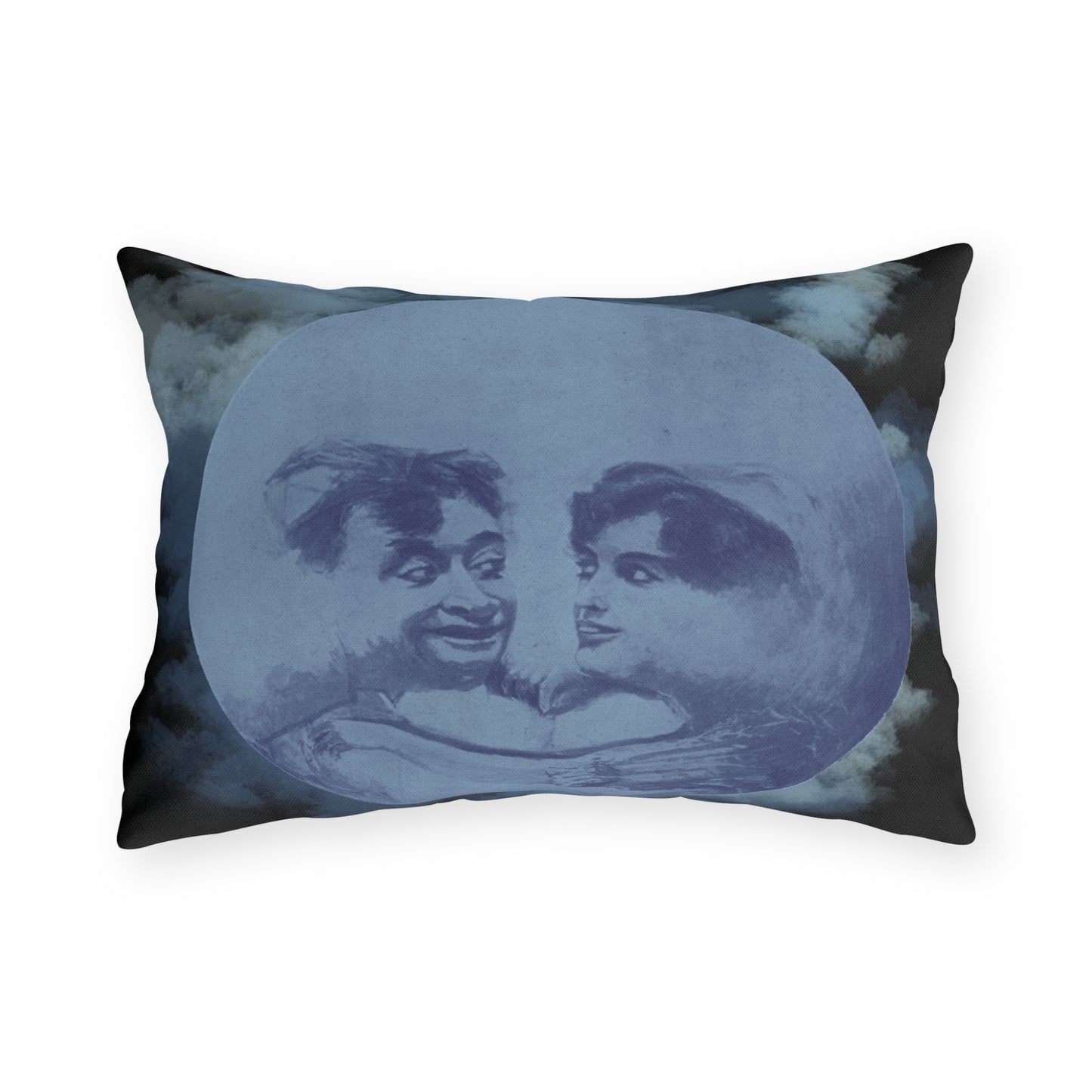 Lover's Blue Moon Outdoor Pillows