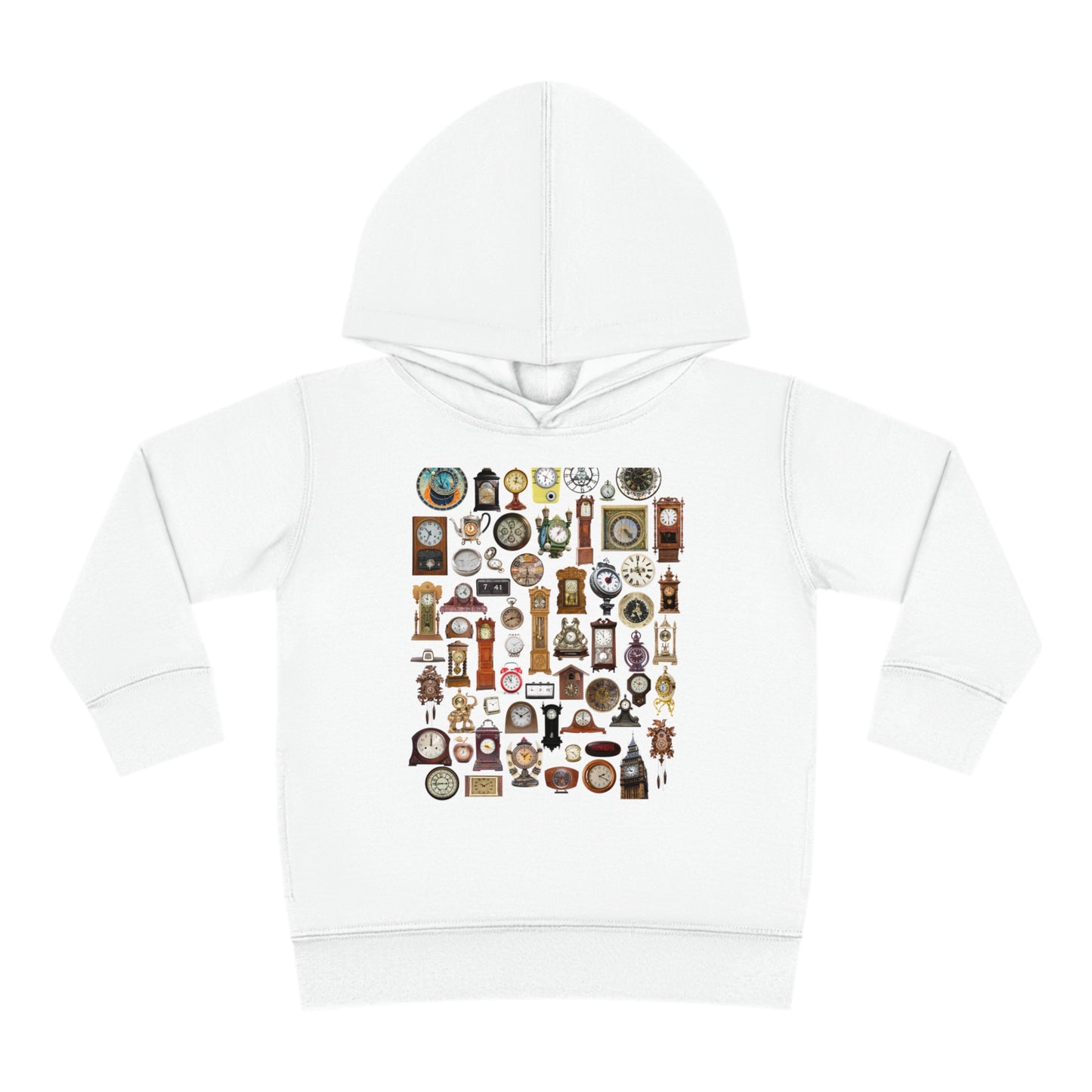 All the Clocks Toddler Pullover Fleece Hoodie