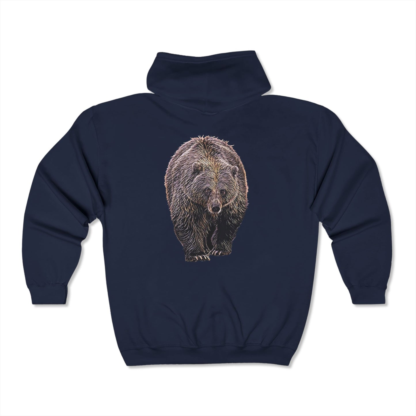 Big Beautiful Bear Premium Full Zip Hoodie