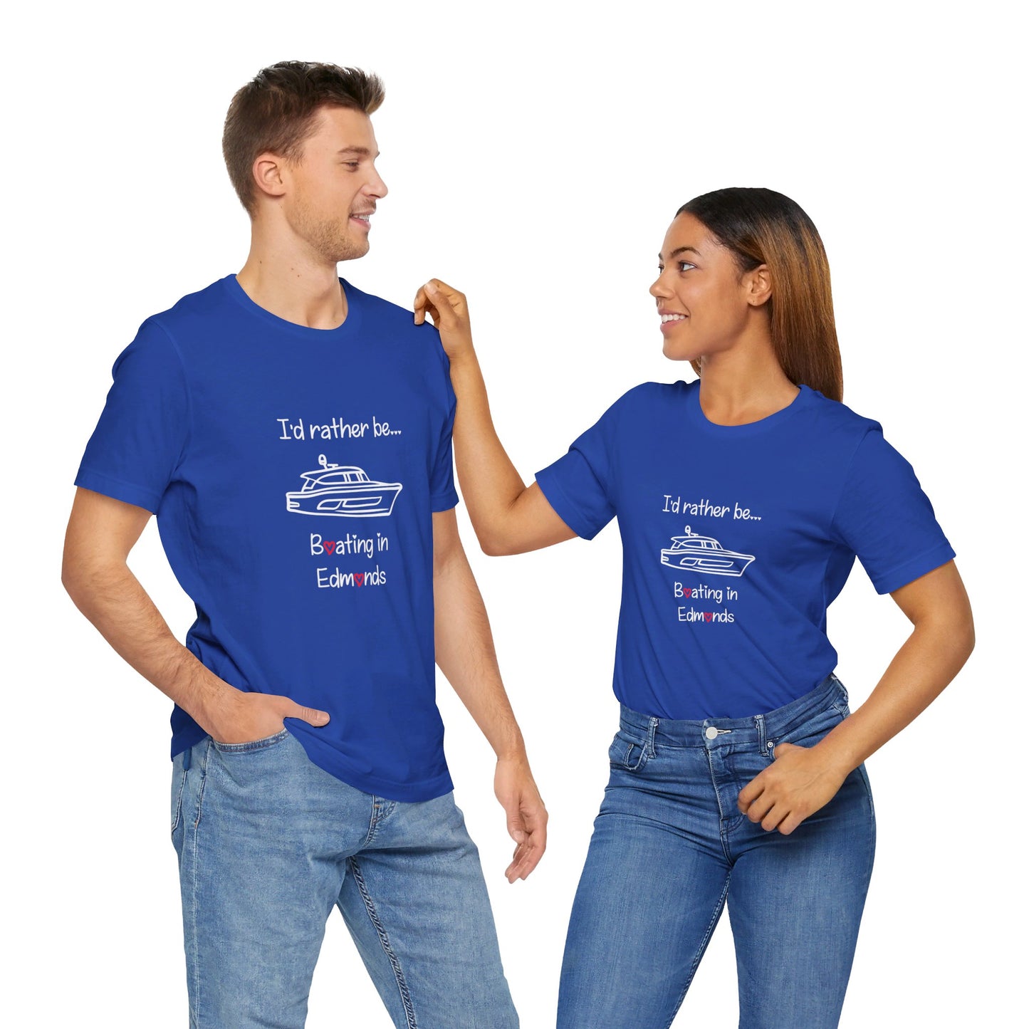 I'd rather be boating in Edmonds T-shirt
