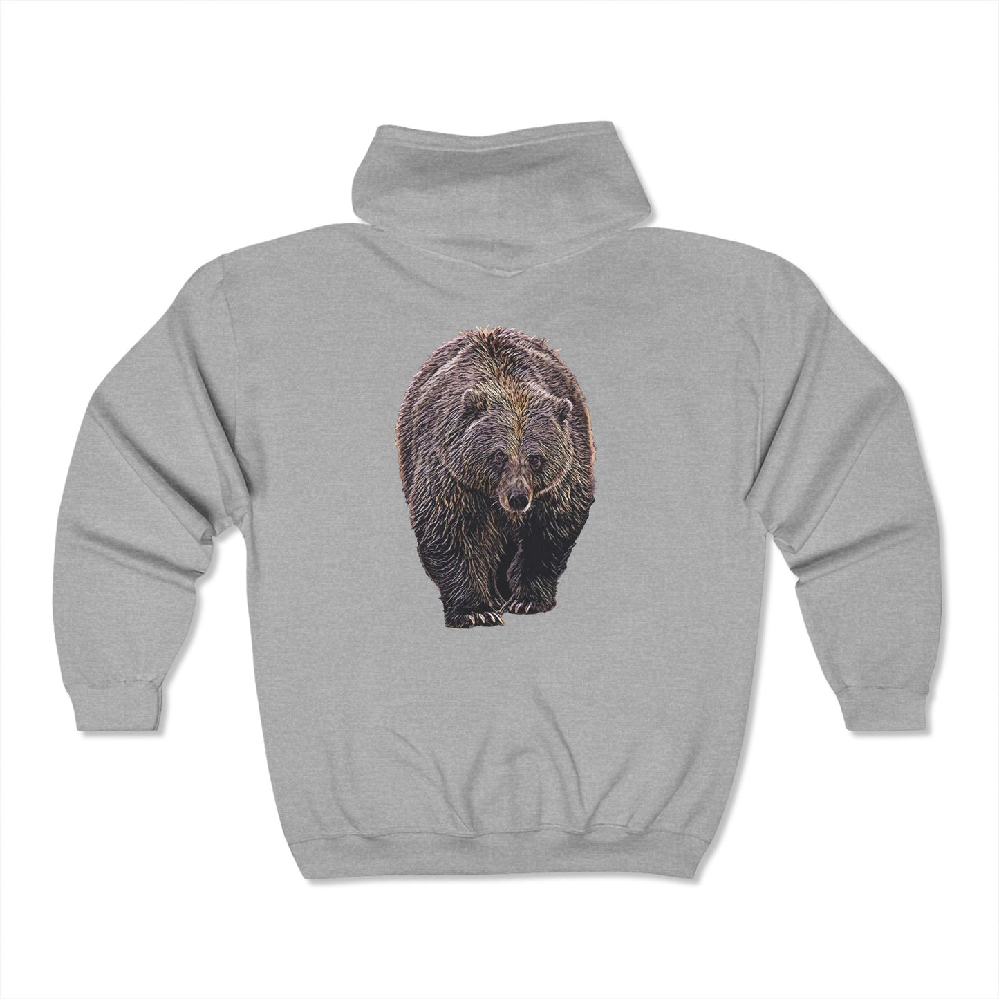 Big Beautiful Bear Premium Full Zip Hoodie