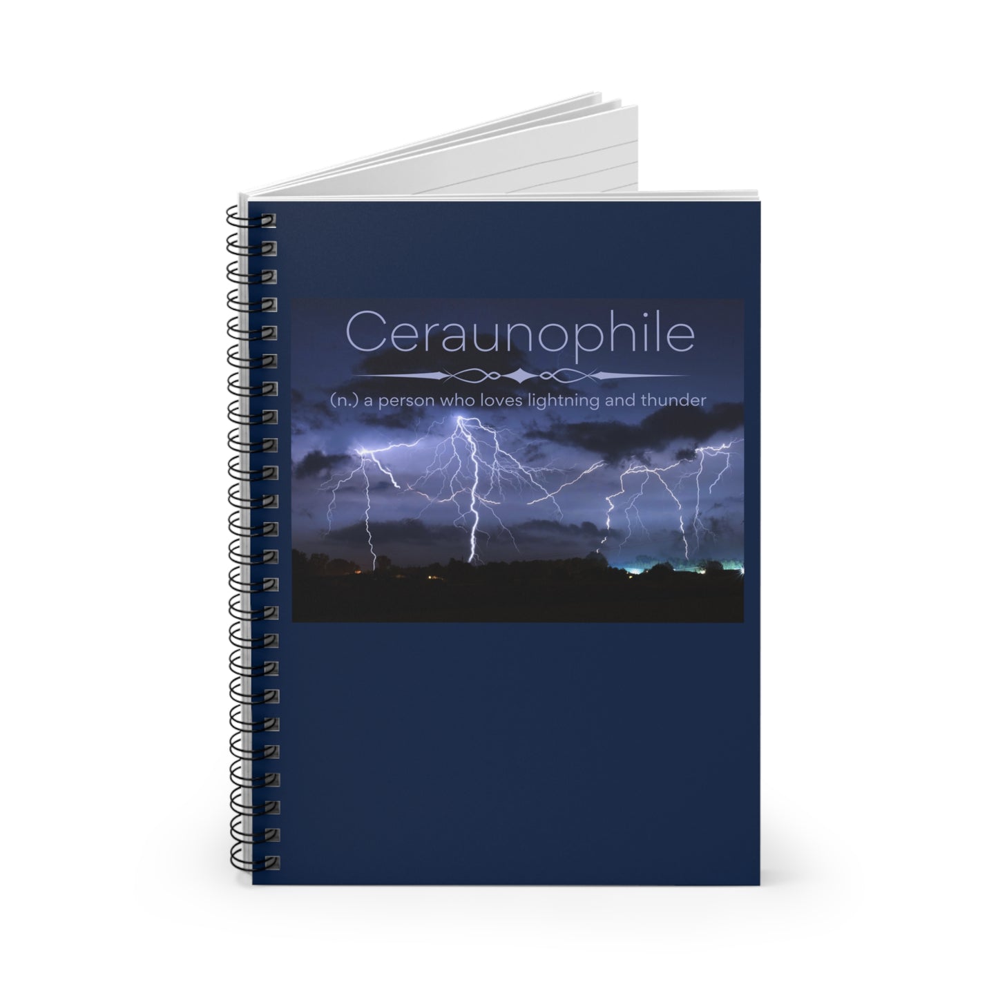 Ceraunophile Spiral Notebook - Ruled Line