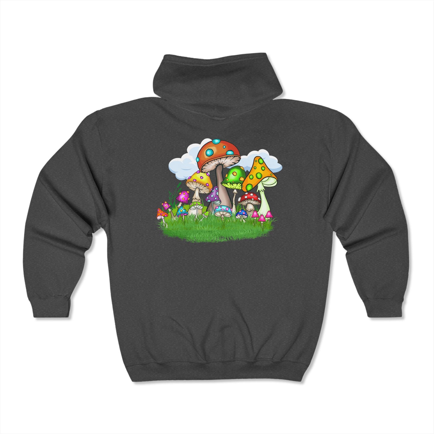 Mycophile Mushroom Lover Full Zip Hoodie