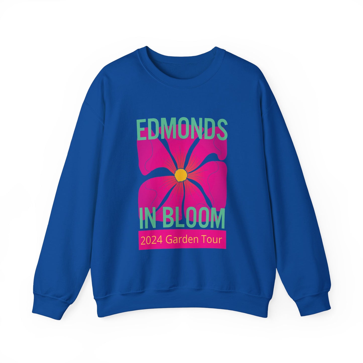 Edmonds in Bloom 2024 Garden Tour Unisex Heavy Blend™ Crewneck Sweatshirt