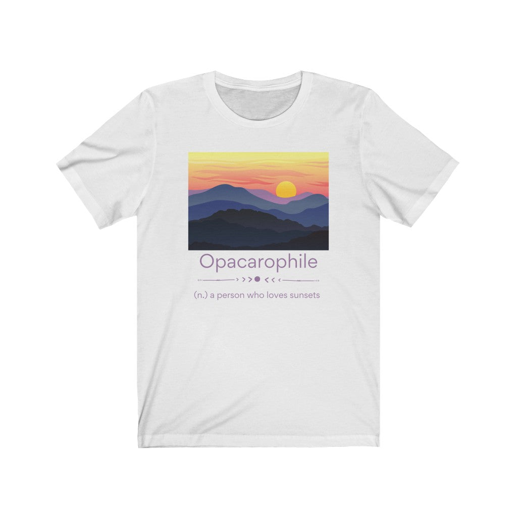 Opacarophile - sunset lover T-shirt