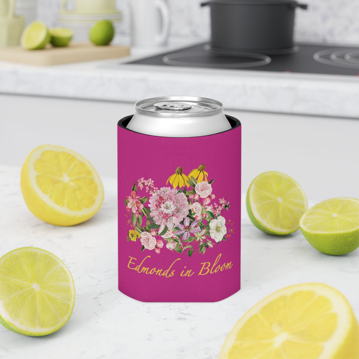 Edmonds in Bloom Can Cooler (Berry)