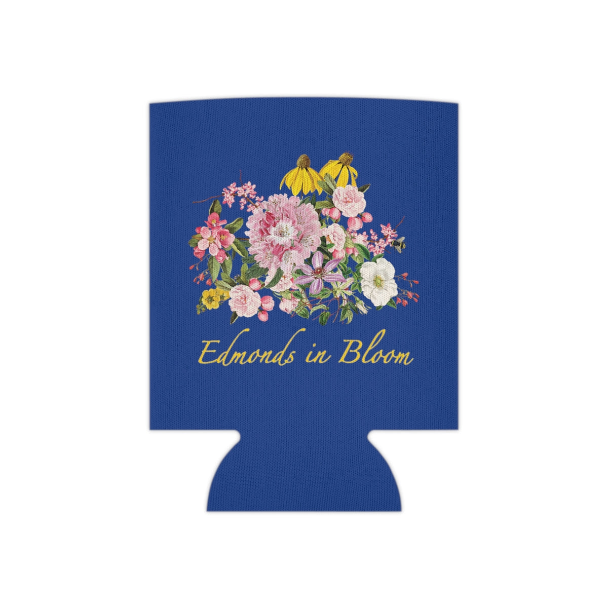 Edmonds in Bloom Can Cooler (Blue)