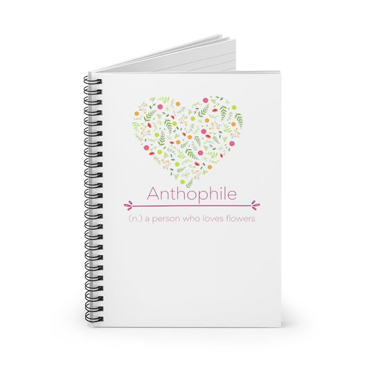 Anthophile Spiral Notebook - Ruled Line