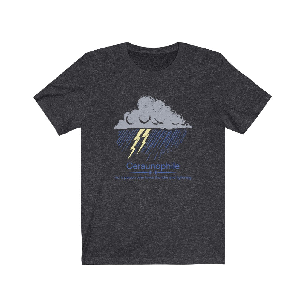 Ceraunophile - thunder and lightning lover T-shirt