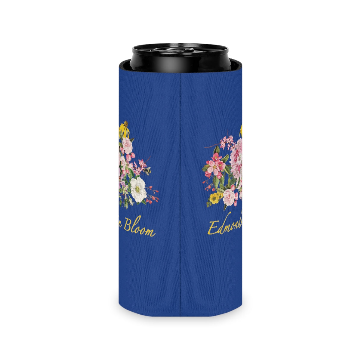 Edmonds in Bloom Can Cooler (Blue)
