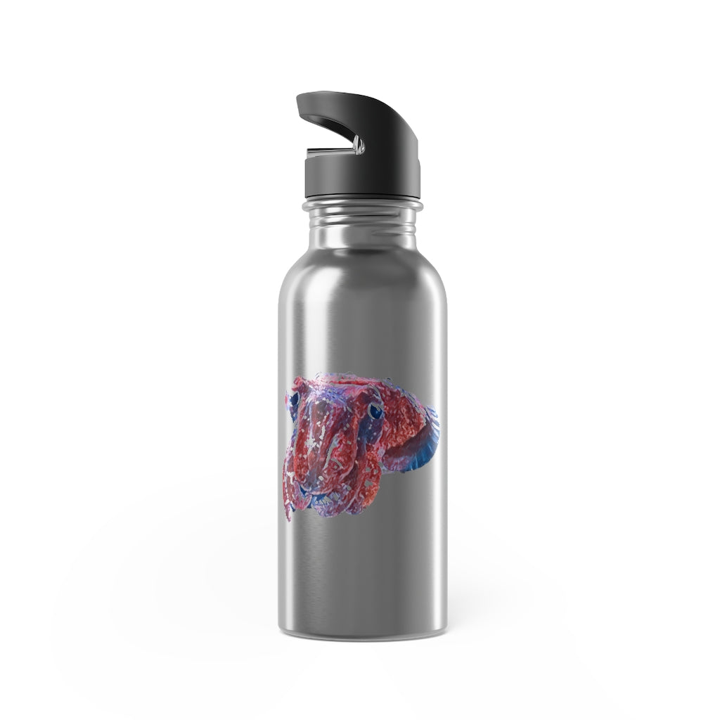Dwarf Cuttlefish Stainless Steel Water Bottle With Straw, 20oz