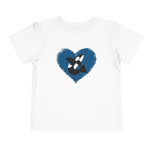 Orca Heart Toddler T-shirt