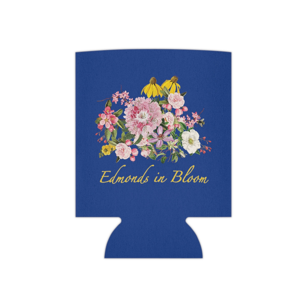 Edmonds in Bloom Can Cooler (Blue)